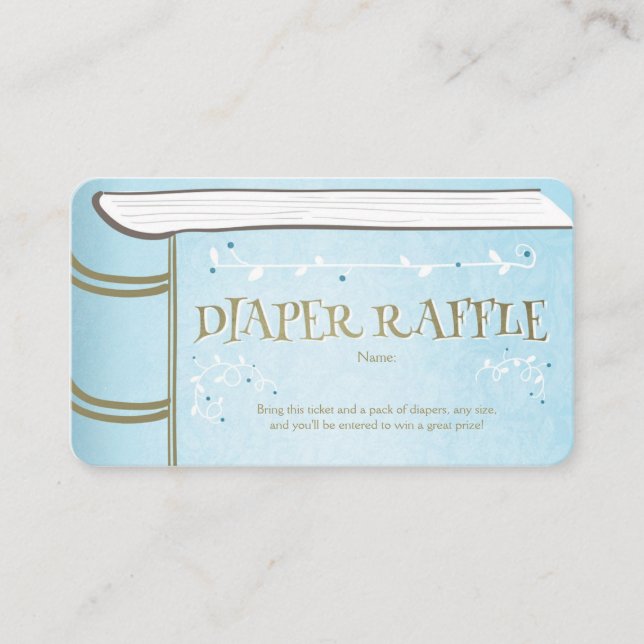 Carte D'accompagnement Baby shower Déchets Raffin Card Storybook Fairy (Devant)