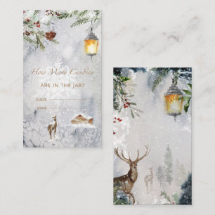 Carte D'accompagnement Baby shower Devinez combien de bonbons