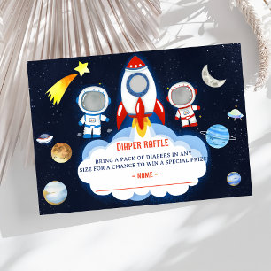 Carte D'accompagnement Baby shower Espace Externe Refroidissement Billet