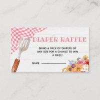 Baby Shower Fête Bébé Barbecue Diaper Raffle