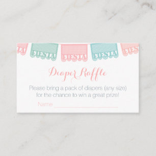 Carte D'accompagnement Baby shower Fiesta Mexicain Apporter Un Livre