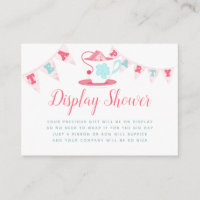 Baby Shower Fille Chic Fête du Thé Présentation de