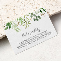 Baby shower floral simple Eucalyptus Demande de ré
