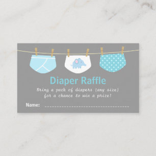 Carte D'accompagnement Baby shower Garçon, Billet Relais Cute Diaper