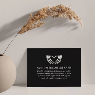 Carte D'accompagnement Baby shower Halloween personnalisé