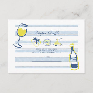 Carte D'accompagnement Baby shower italien Ciao Bambino
