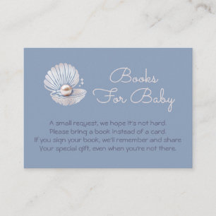 Carte D'accompagnement Baby shower Little Pearl