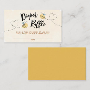 Carte D'accompagnement Baby shower moderne de pâte d'abeille