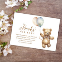 Baby shower Neutral Teddy Bear Livres pour bébé