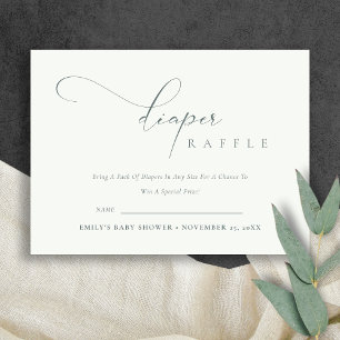 Carte D'accompagnement Baby shower noir de caleçon noir