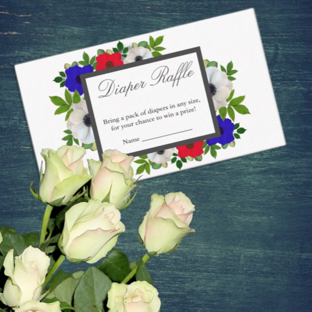 Carte D'accompagnement Baby shower Panda Patriotique Anémonique Déchets R (Créateur téléchargé)