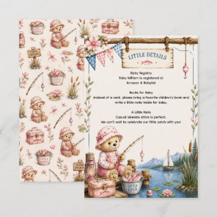 Carte D'accompagnement Baby Shower Petit Pêcheur   Petits Détails