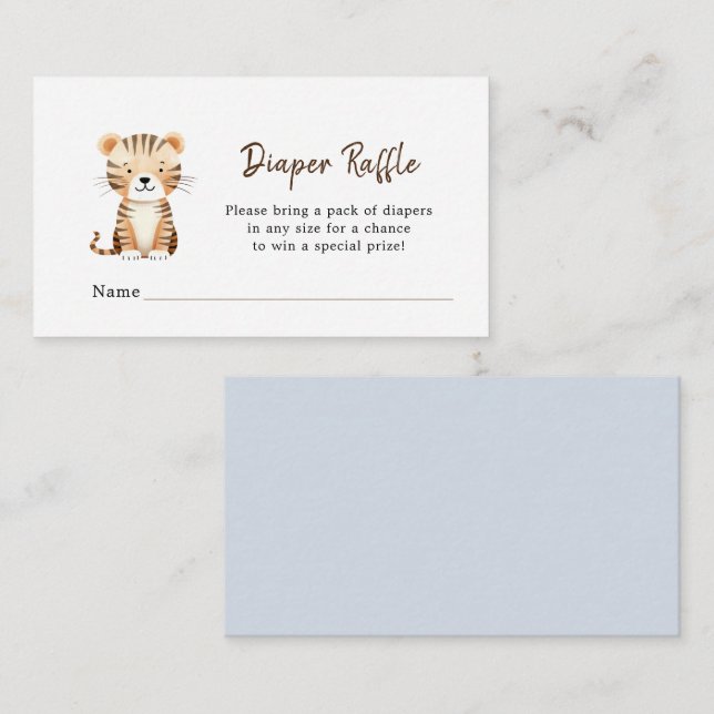 Carte D'accompagnement Baby-shower pour garçon avec jeu de couchettes sur (Devant / Derrière)