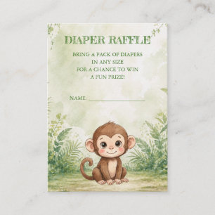 Carte D'accompagnement Baby Shower Sauvageonne - Tirage au sort des couch