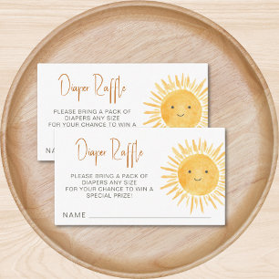 Carte D'accompagnement Baby shower Sunshine Raffle