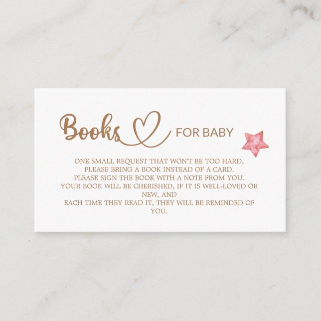 Carte D'accompagnement Baby shower Teddy Bear Livres pour bébé (Devant)