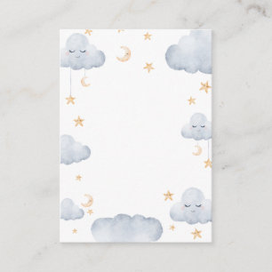 Carte D'accompagnement Baby shower Twinkle Little Star vide
