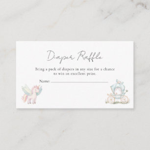 Carte D'accompagnement Baby shower Whimsical Enchanted Fleur sauvage Fair