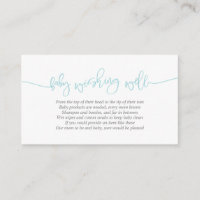 Baby shower, Wishing Well, Creative Tiffany Script