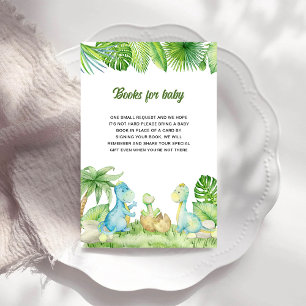 Carte D'accompagnement Baby showers Dinosaur Livres pour bébé