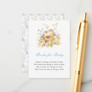 Carte D'accompagnement Baby showers Spring Birds pour bébé
