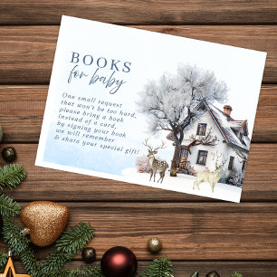 Carte D'accompagnement Baby Son Froid Hiver Aventure Montagne