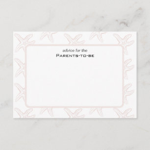 Carte D'accompagnement Baignade à Bientôt Baby Shower