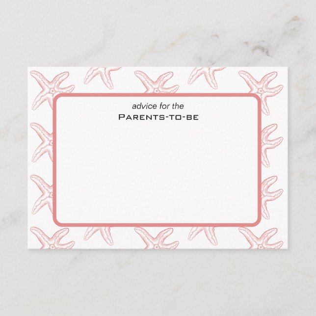 Carte D'accompagnement Baignade à Bientôt Baby Shower (Devant)