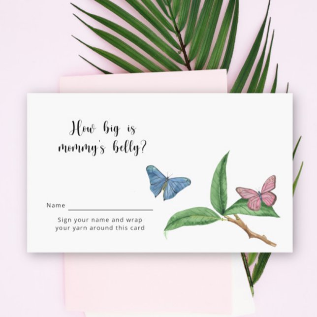 Carte D'accompagnement Baisers papillon Quelle taille est le jeu ventre d (Créateur téléchargé)