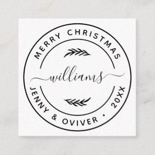 Carte D'accompagnement Balise Créer votre propre préférence ronde Feuille