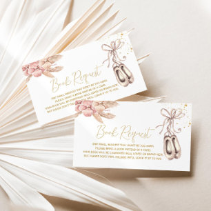 Carte D'accompagnement Ballerina Tutu Demande de réservation Enceinte d'i