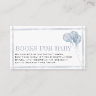 Carte D'accompagnement Ballets Bleus Modernes Oh Livres Pour Bébé