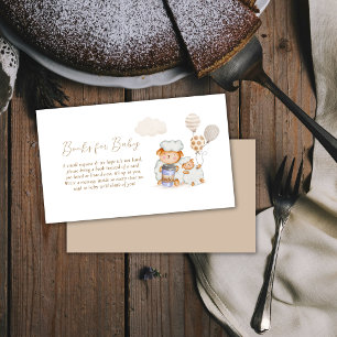 Carte D'accompagnement Ballon de mouton neutre Café Livres Pour Baby show