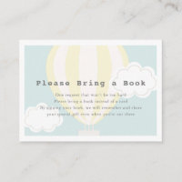 Ballons à air chaud jaune S'il vous plaît apporter