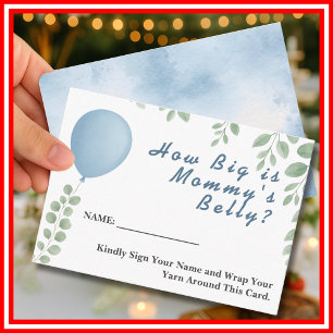 Carte D'accompagnement Balloon Eucalyptus Quelle Est La Grande Est Mommys