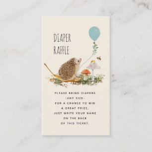 Carte D'accompagnement Ballotte bleu hérisson de chevalier