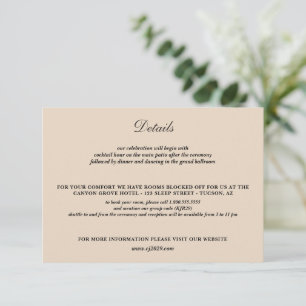 Carte D'accompagnement Barn Couple Mariage