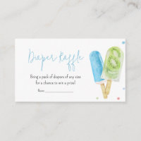 Barreau bleu Baby shower Popsicle
