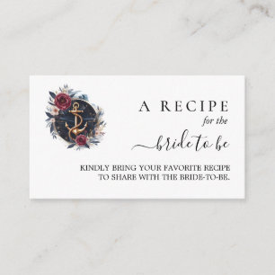 Carte D'accompagnement Bateau à noeuds Marine Blue Fête des mariées nauti