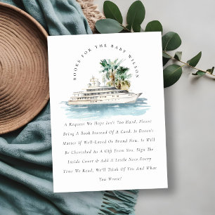 Carte D'accompagnement Bateau De Croisière Palm Seascape Livres Pour Baby