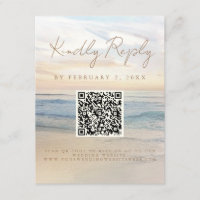 Beach Sunset Beachfront Mariage Code d'analyse RSV