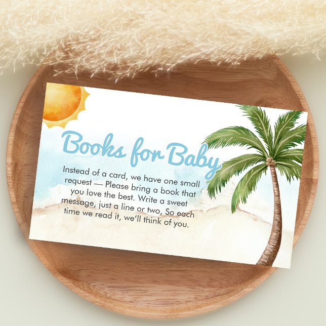 Carte D'accompagnement Beach Surf Baby on Board Shower Books for Baby (Baby on Board Baby Shower Books for Baby)