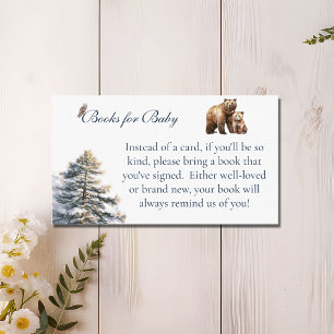 Carte D'accompagnement Bear Adventure Snow Mountain Livres Pour Bébé