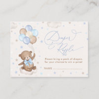 Bear Balloon Blue Brown Stars Livres pour Baby Boy