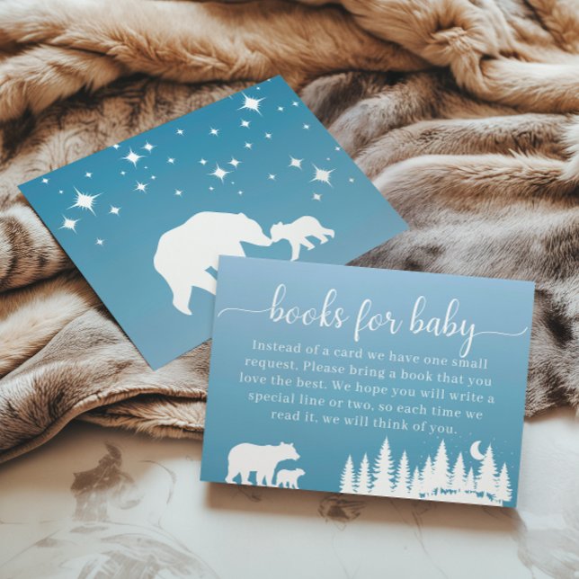 Carte D'accompagnement Bearly Wait Blue Books for Baby Card (Créateur téléchargé)