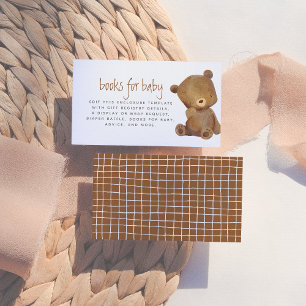 Carte D'accompagnement Bearly Wait Boho Sexe Baby shower neutre