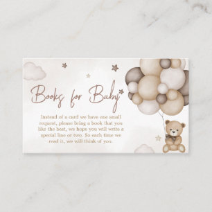 Carte D'accompagnement Bearly Wait Brown Balloon Books for Baby