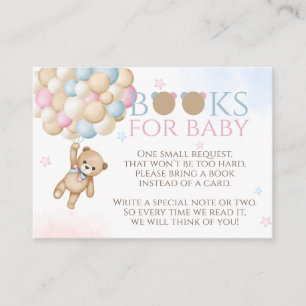 Carte D'accompagnement Bearly Wait Genre Révélation Ours Baby shower Livr