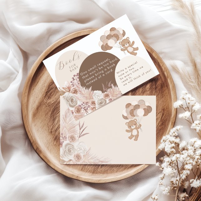 Carte D'accompagnement Bearly Wait Teddy Bear Neutral Books for Baby (Créateur téléchargé)