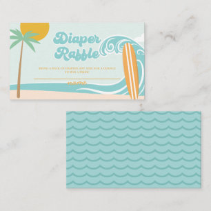 Carte D'accompagnement Bébé à bord baby shower Déchets Raffle